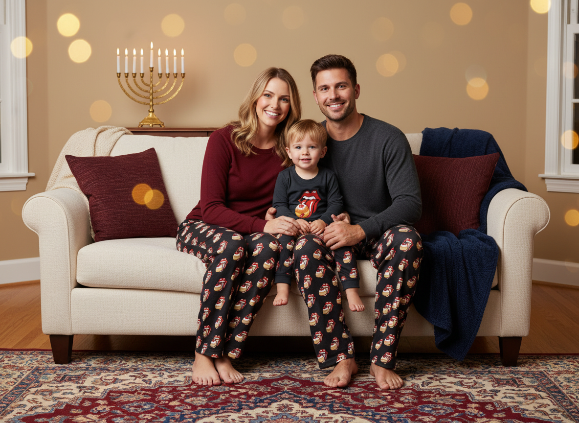 Womans... Sufganiyah Satisfaction Tour! Hanukkah PJ Bottoms | Sufganiyot | Unique Chanukah Loungewear Bottoms | Jewish Gift