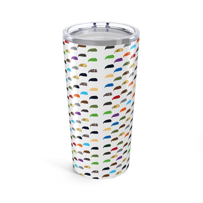 IDF Beret Polka Dot Tumbler — 20oz Zionist Stainless Steel Travel Cup