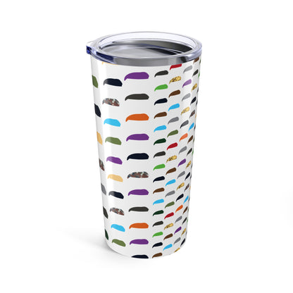 IDF Beret Polka Dot Tumbler — 20oz Zionist Stainless Steel Travel Cup