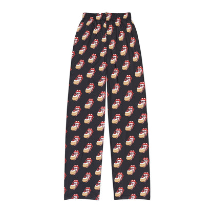 Kids... Sufganiyah Satisfaction Tour! Hanukkah PJ Bottoms  | Sufganiyot  | Unique Chanukah Loungewear Bottoms | Jewish Gift