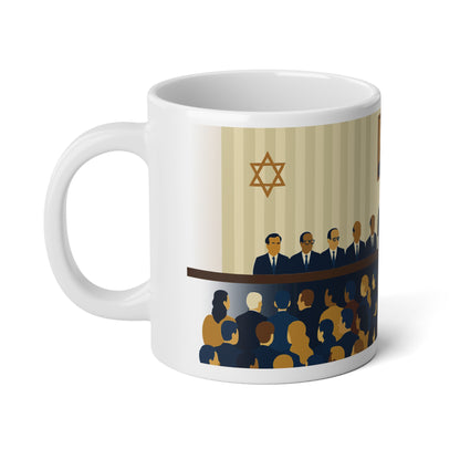 Declaration of Independence Zion Mug – Modern Israeli Judaica- M, L, XL sizes!