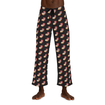 Mens... Sufganiyah Satisfaction Tour! Hanukkah PJ Bottoms  | Sufganiyot  | Unique Chanukah Loungewear Bottoms | Jewish Gift