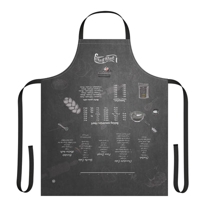 Kitchen Apron, Smart Chef Apron with Conversion Chart, Ruler, Temperature Guide. Perfect Gift for Cooks