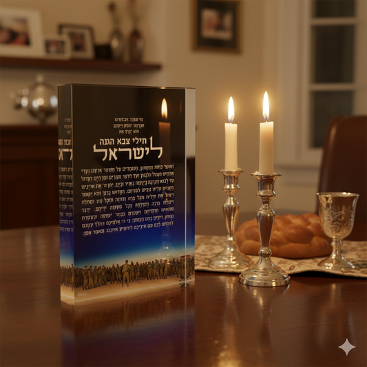 Mi Sheberach - IDF Israeli Soldiers Prayer Photo Block | Hebrew, Spanish, Transliteration