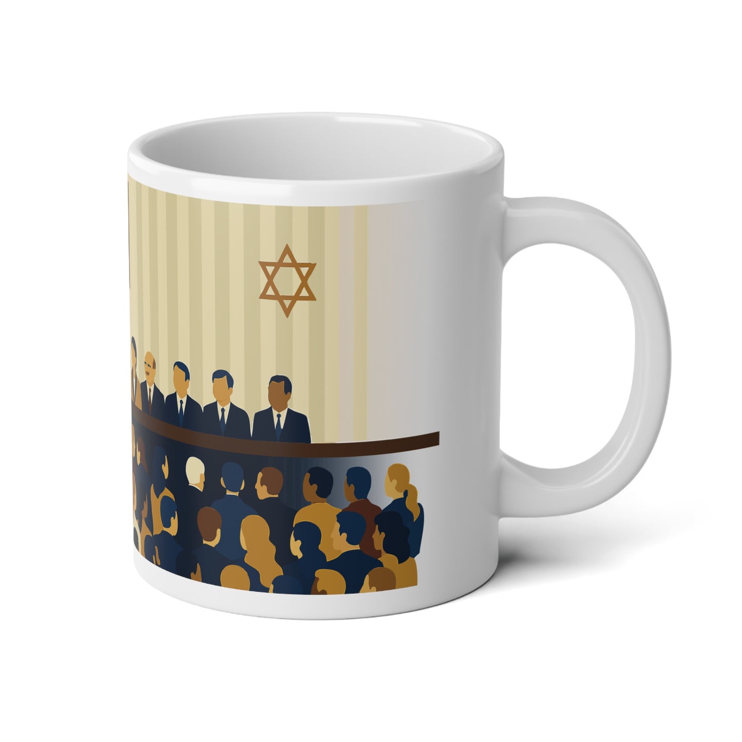 Declaration of Independence Zion Mug – Modern Israeli Judaica- M, L, XL sizes!