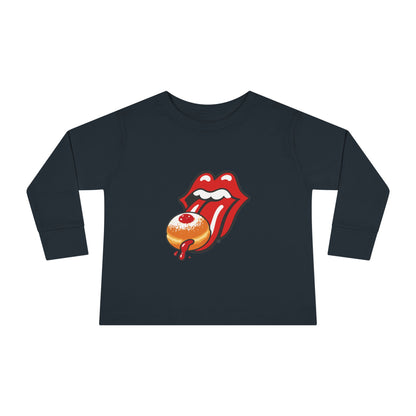 Toddler... Sufganiyah Satisfaction Tour! Hanukkah PJ Top  | Sufganiyot  | Unique Chanukah Loungewear | Matching Family PJs