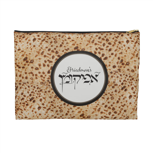 Matzah Emergency Pouch – Personalized Afikoman Bag (Because Crumbs Belong in Bags, Not on Your Carpet!)