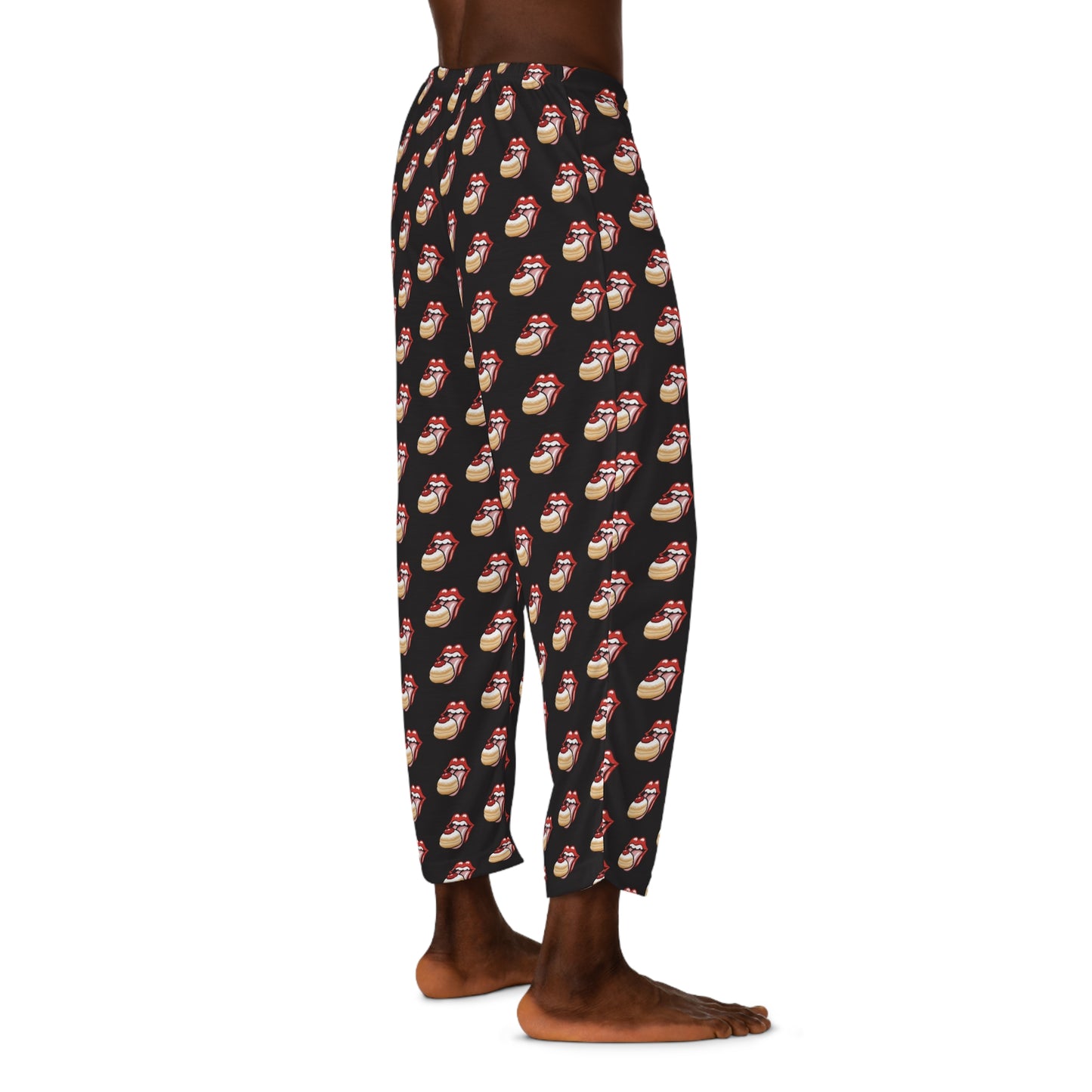 Mens... Sufganiyah Satisfaction Tour! Hanukkah PJ Bottoms  | Sufganiyot  | Unique Chanukah Loungewear Bottoms | Jewish Gift