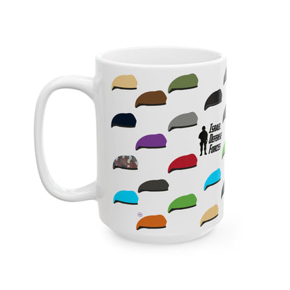 IDF Beret Colors Ceramic Mug – Israeli Pride Coffee Cup (11oz / 15oz / 20oz)