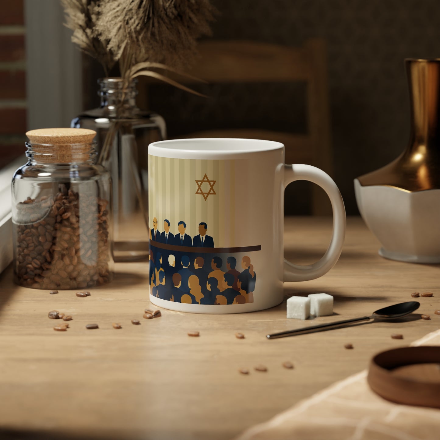 Declaration of Independence Zion Mug – Modern Israeli Judaica- M, L, XL sizes!