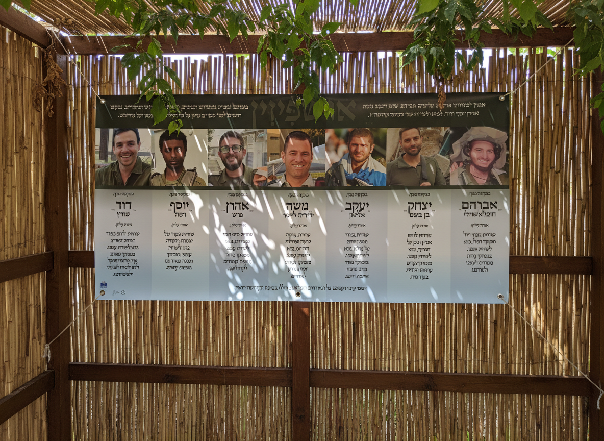 Ushpizin of Valor -Forefathers as IDF Heroes -Sukkah Poster