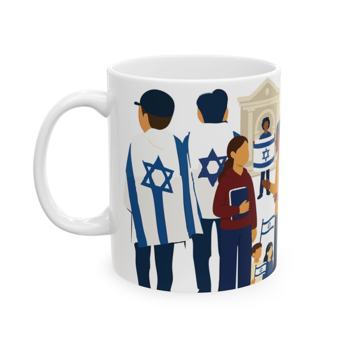 Herzl’s Brew - Milk, Sugar & Jewish Destiny - M, L, XL Jumbo Mug