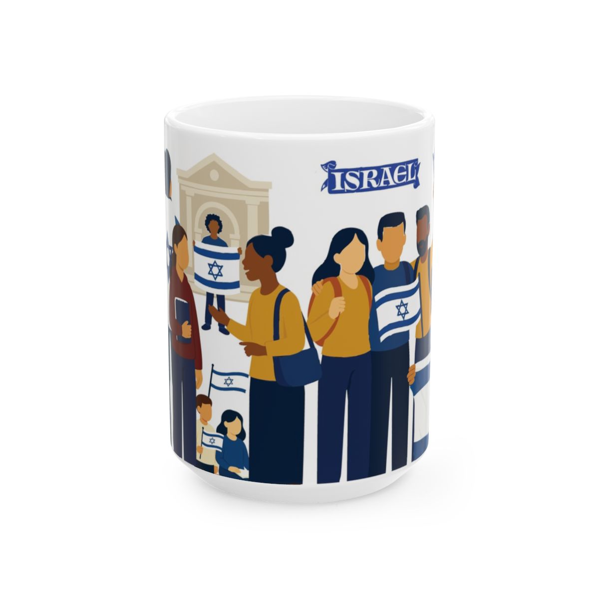 Herzl’s Brew - Milk, Sugar & Jewish Destiny - M, L, XL Jumbo Mug
