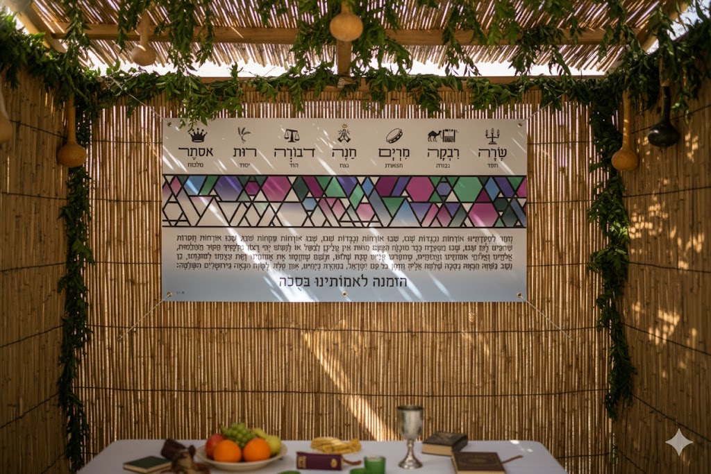 Matriarchs & Heroines, Sukkah decoration , Ushpizen, Ushpizot, Girl Power