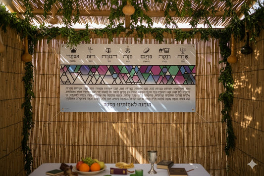 Matriarchs & Heroines, Sukkah decoration , Ushpizen, Ushpizot, Girl Power